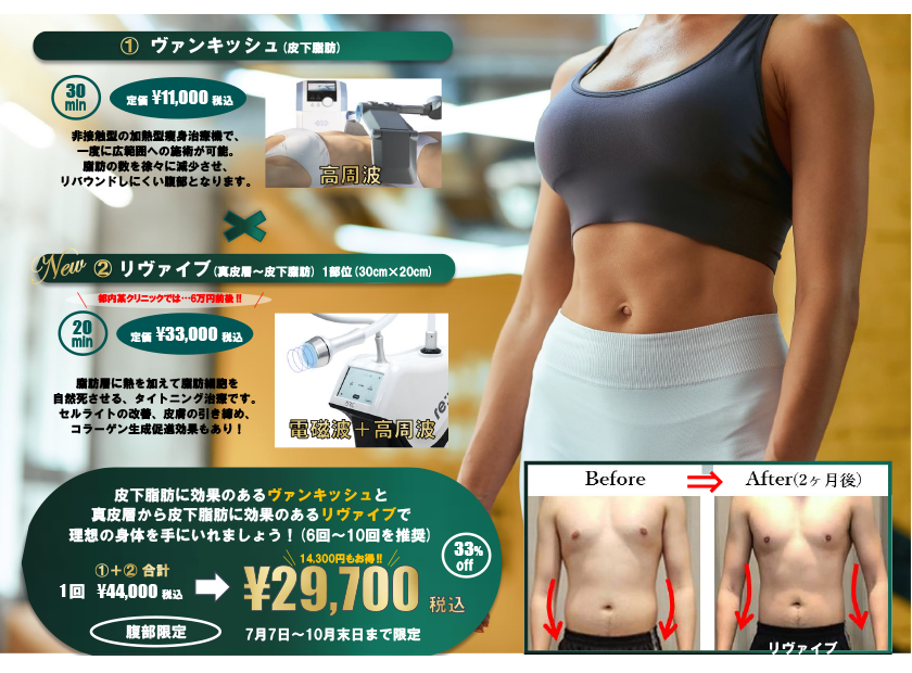 ◆ヴァンキッシュ×リヴァイブが期間限定特別価格◆